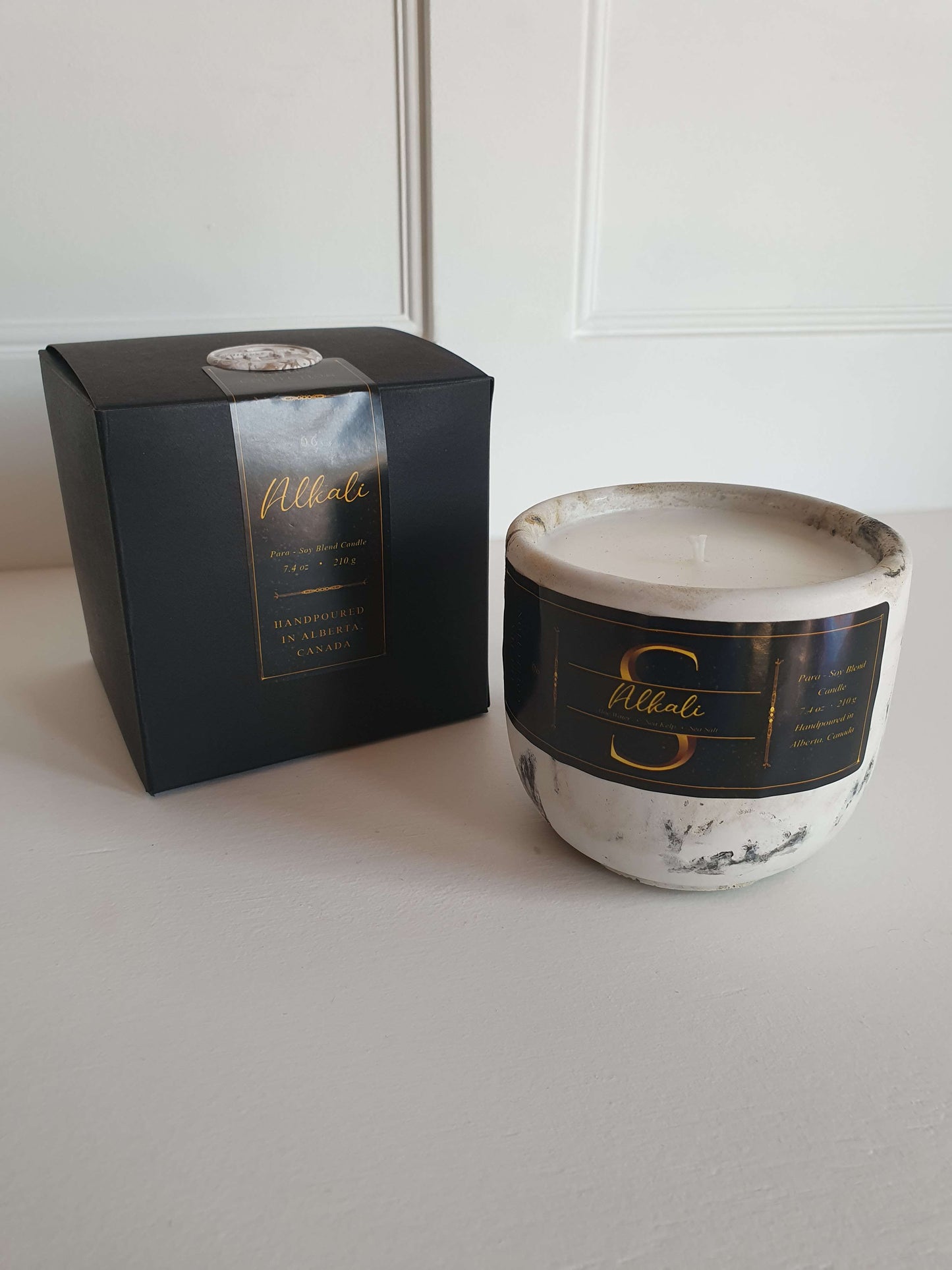 06 Alkali 3" Concrete Candle
