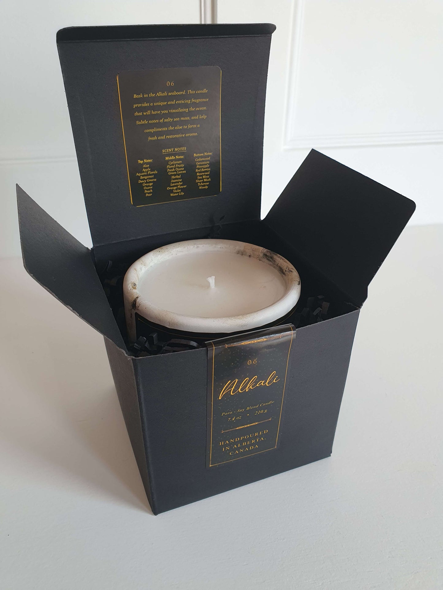 06 Alkali 3" Concrete Candle