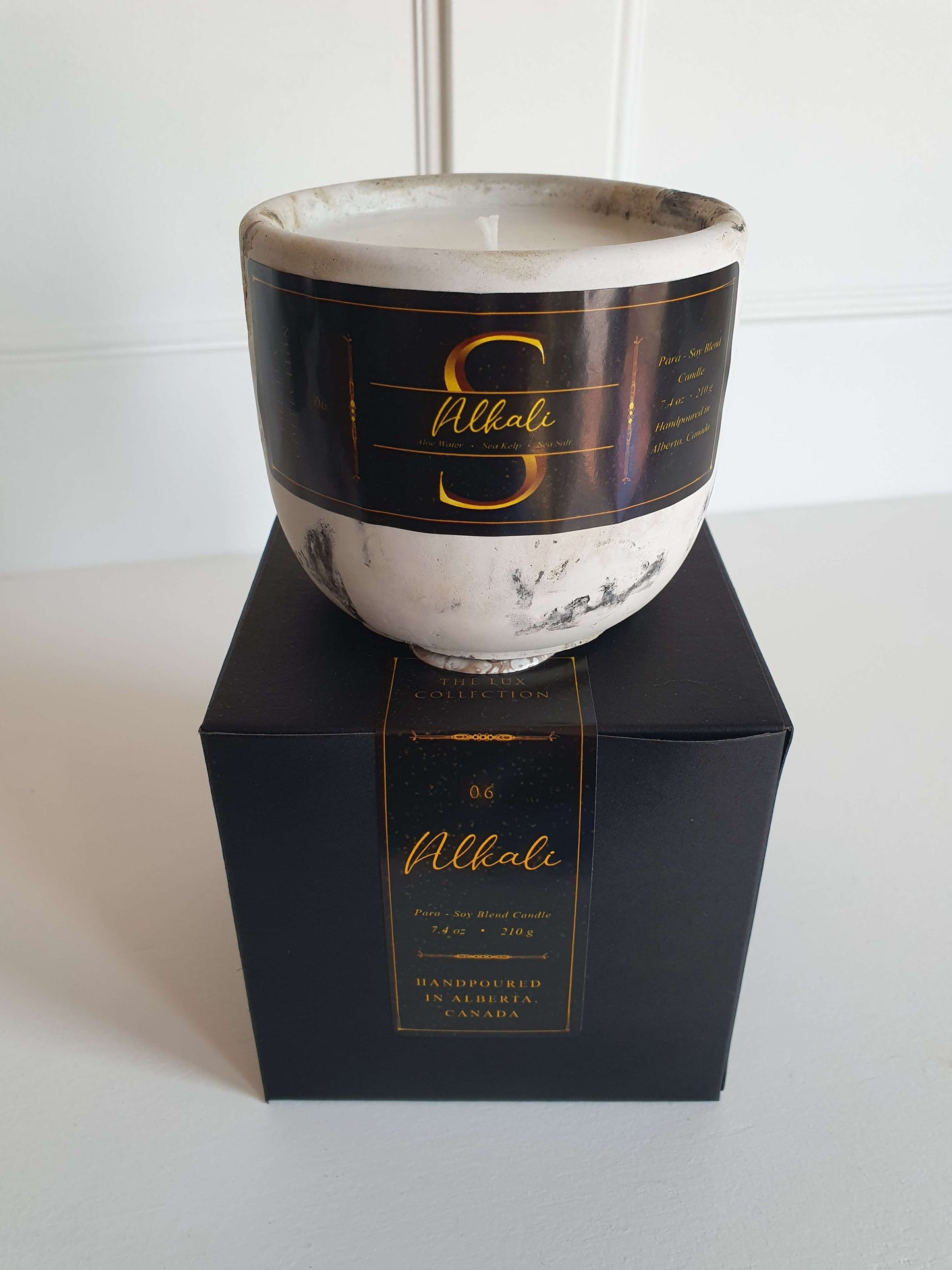 06 Alkali 3" Concrete Candle