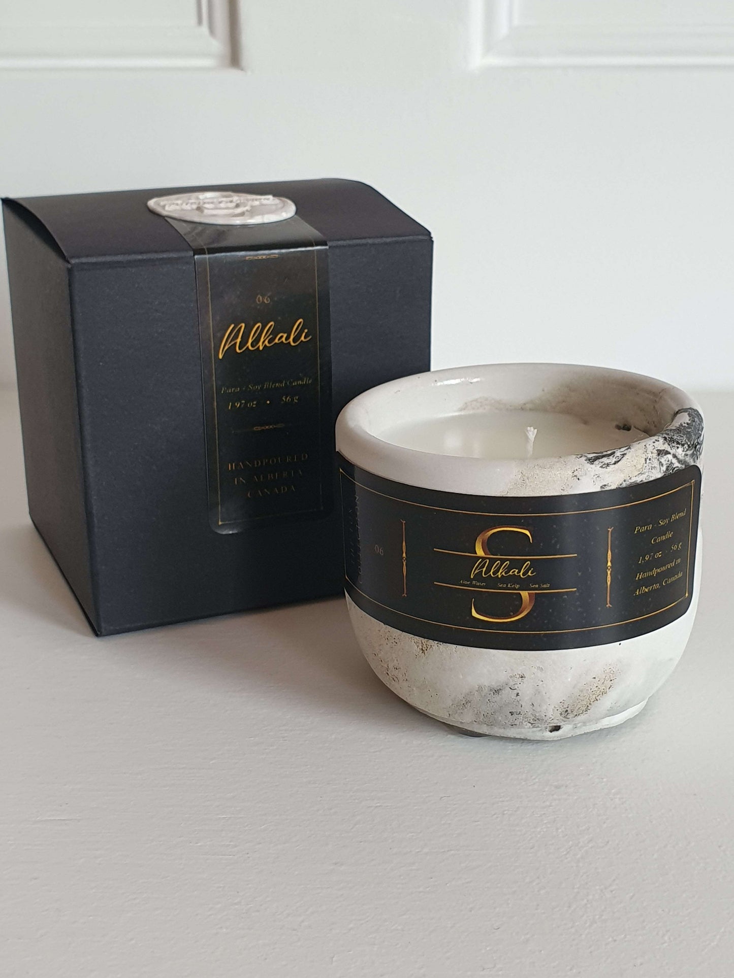 06 Alkali 2" Concrete Candle
