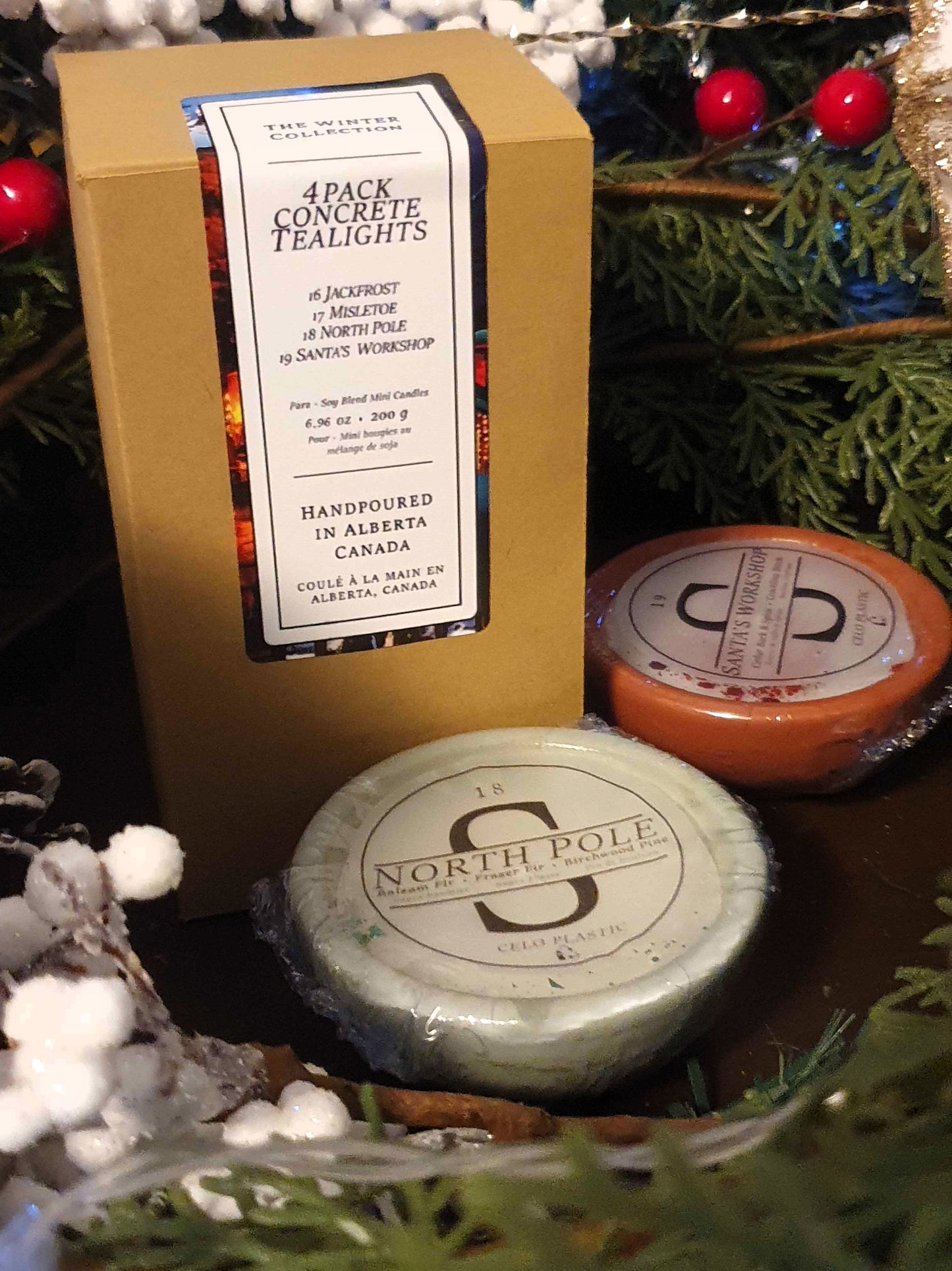 Winter Tealight 4Pack