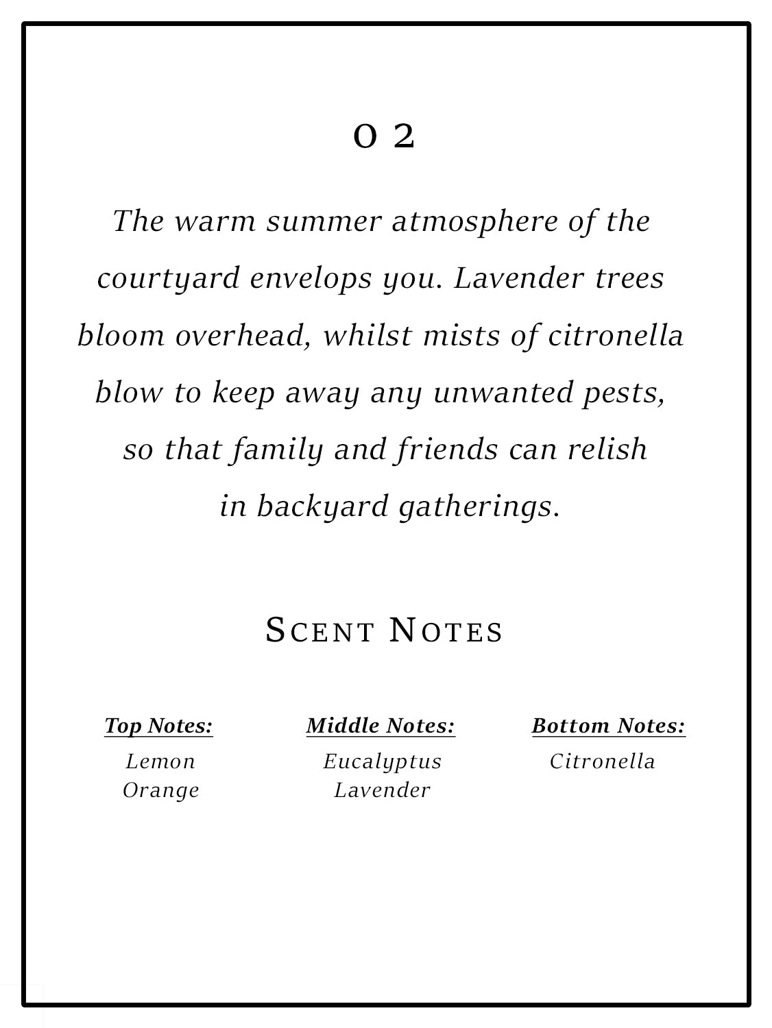 02 Courtyard Wax Melt