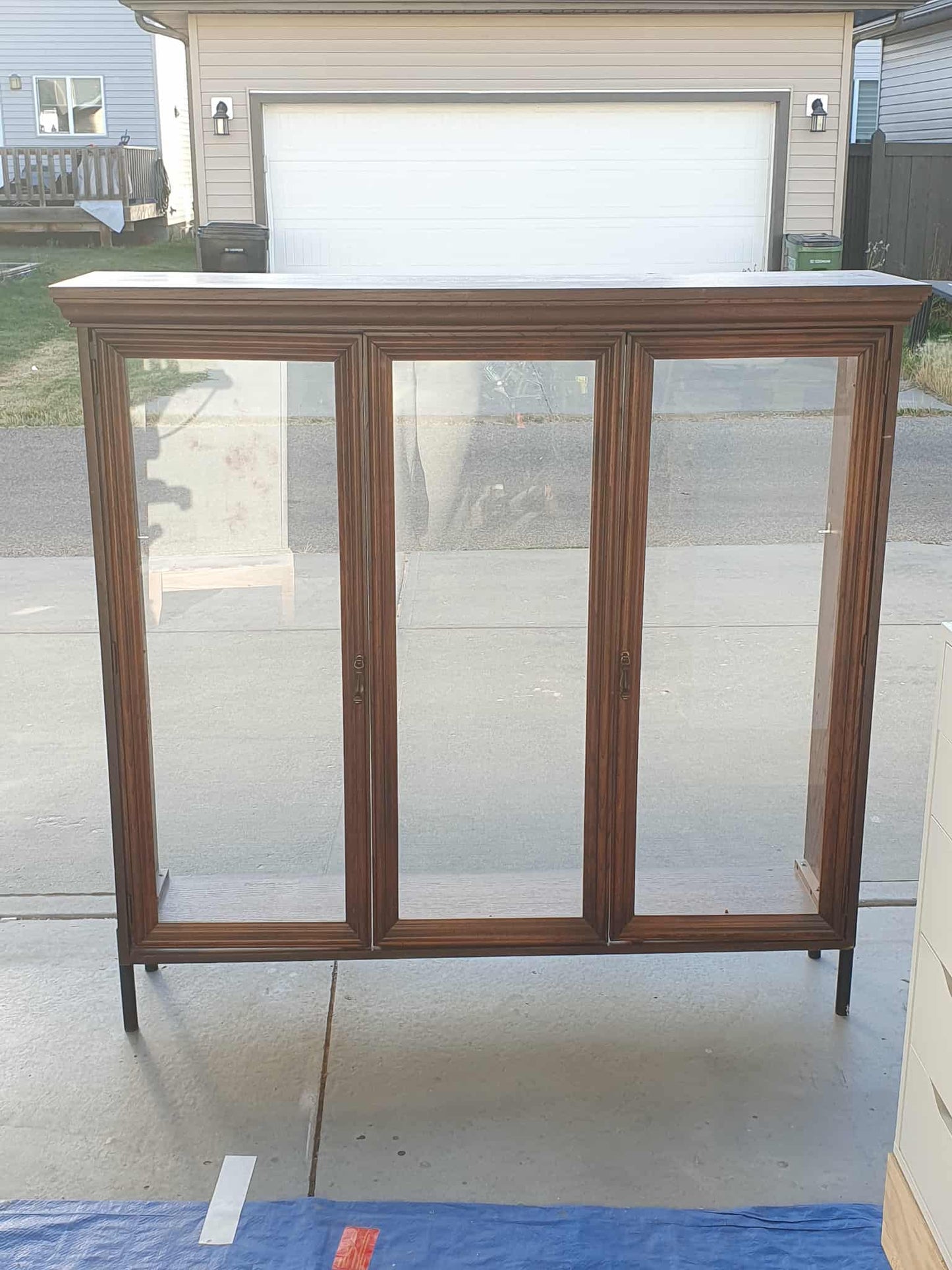 Customizable Oak China Cabinet Dresser