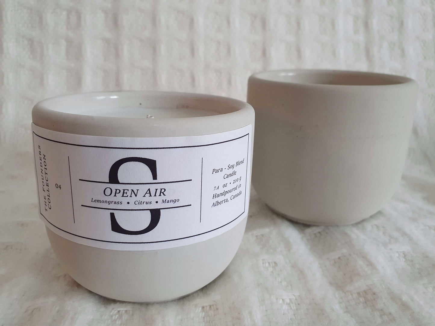 04 Open Air 3" Concrete Candle
