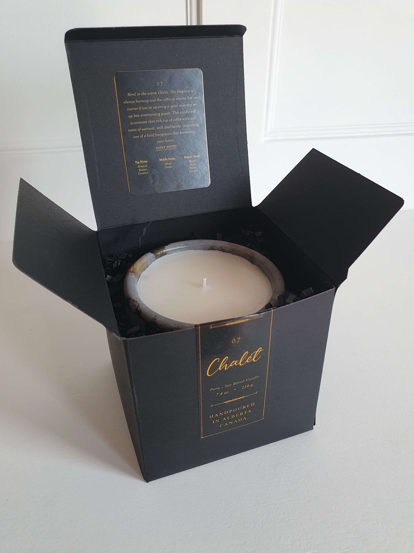 07 Chalét 3" Concrete Candle