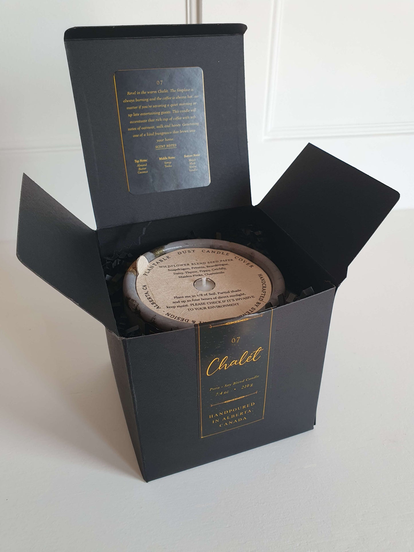 07 Chalét 3" Concrete Candle