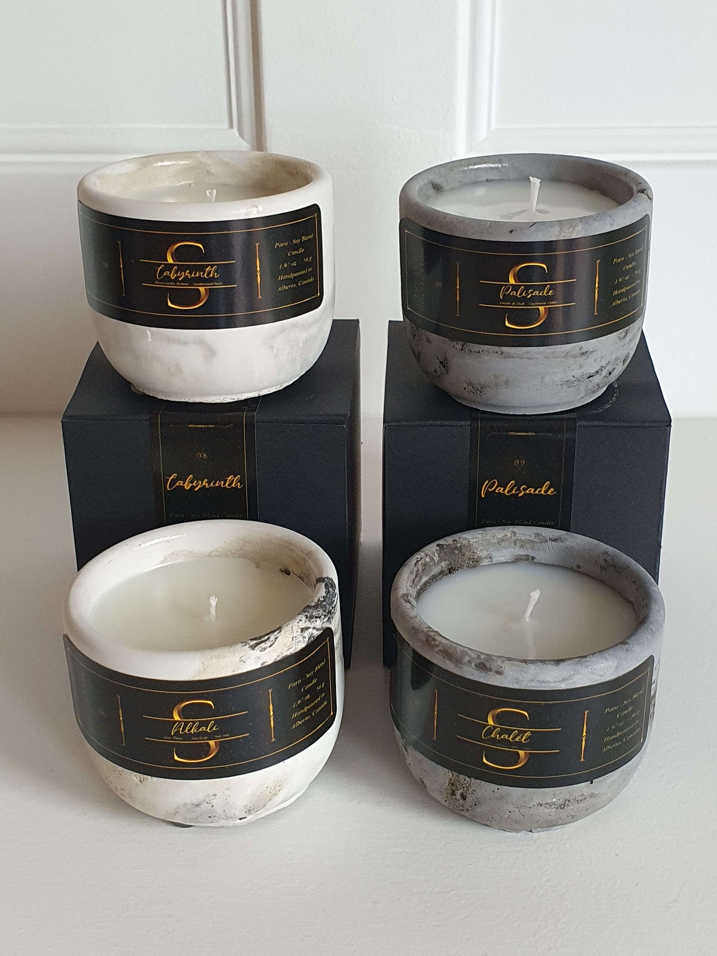 10 Lux 2" Concrete Candle Bundle