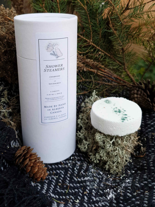 Cedarwood & Wintergreen Shower Steamers