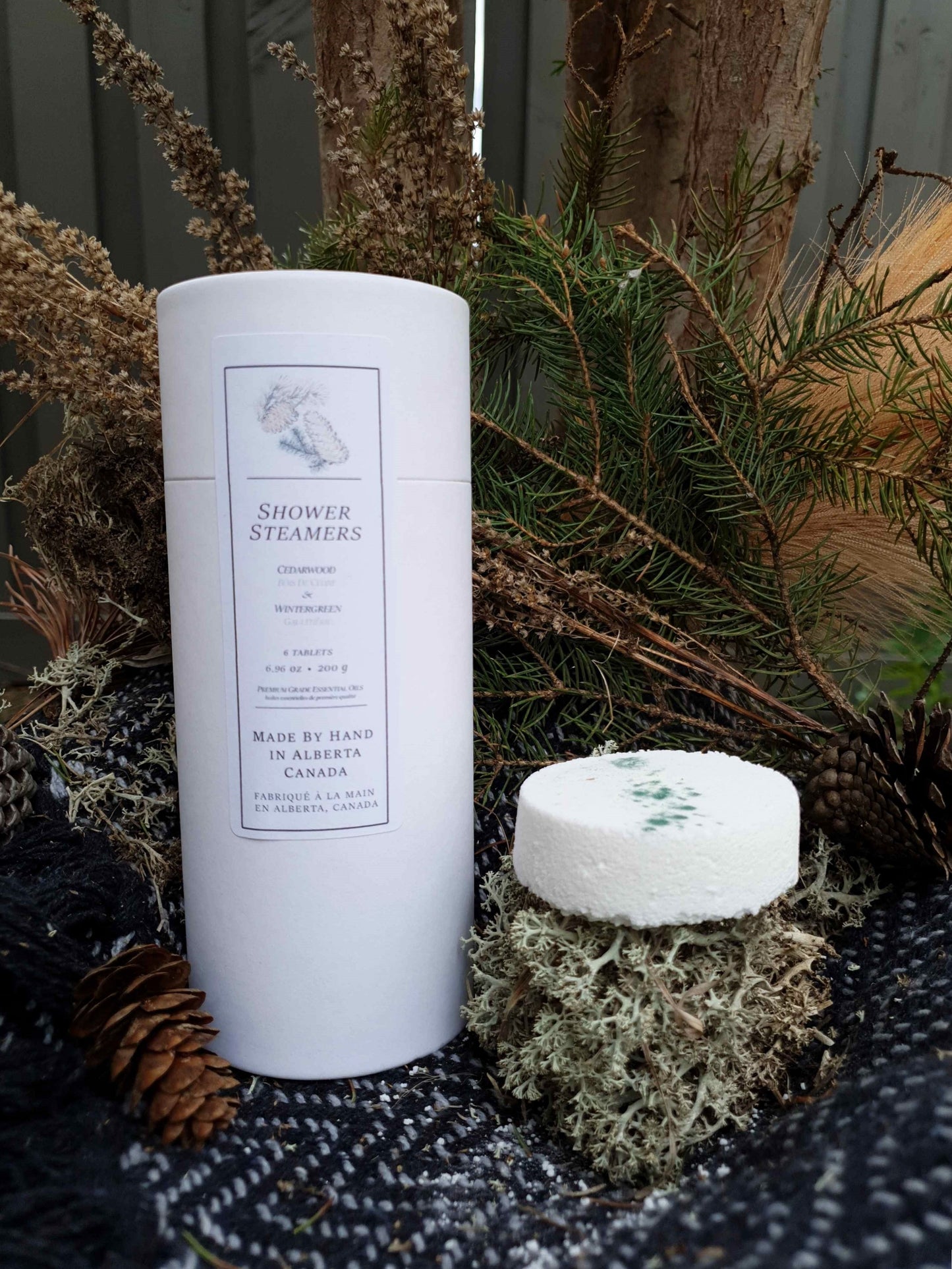 Cedarwood & Wintergreen Shower Steamers