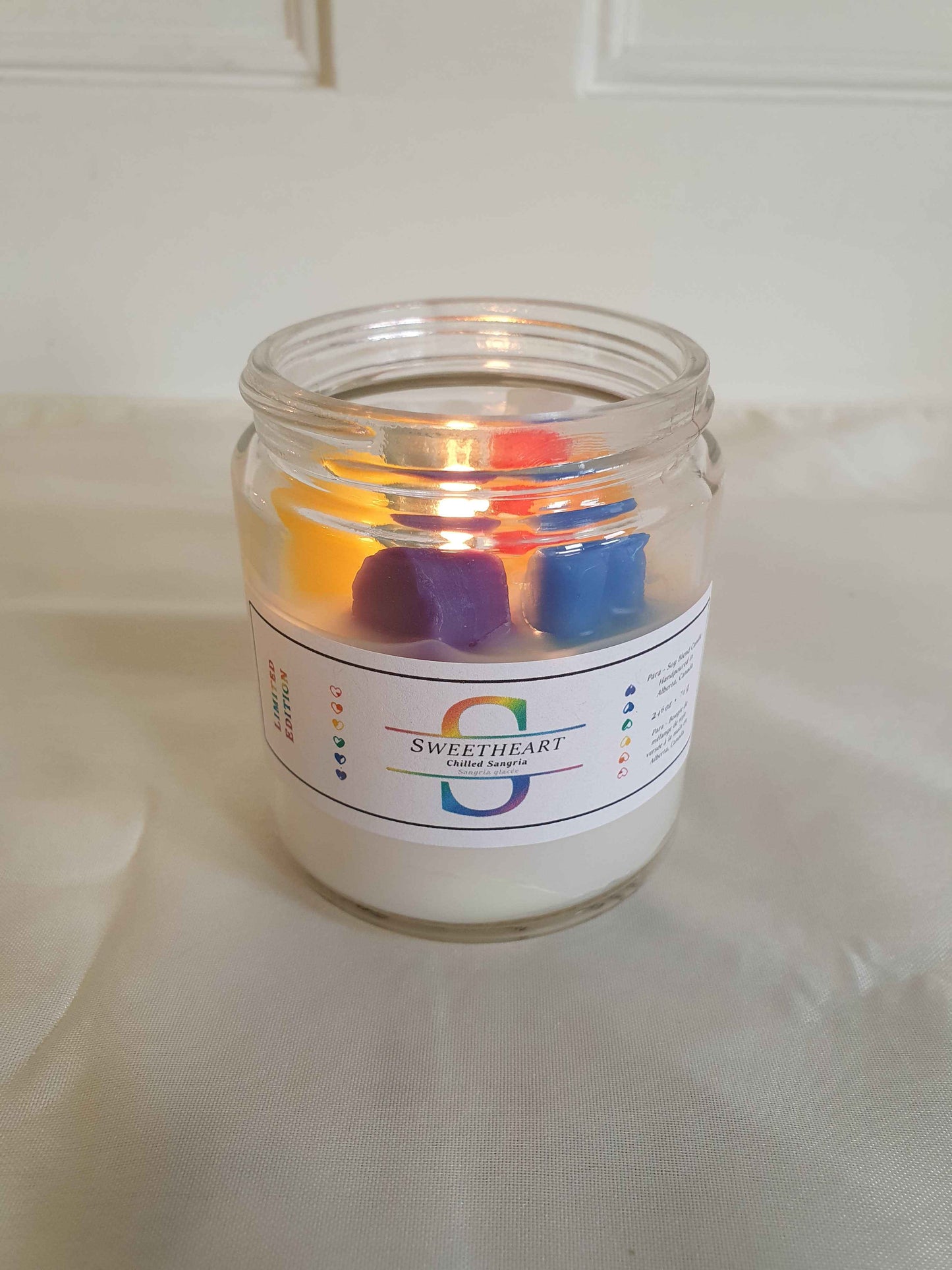 Sweetheart 2" Glass Candle