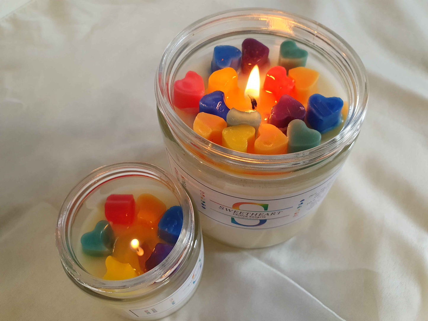 Sweetheart 2" Glass Candle