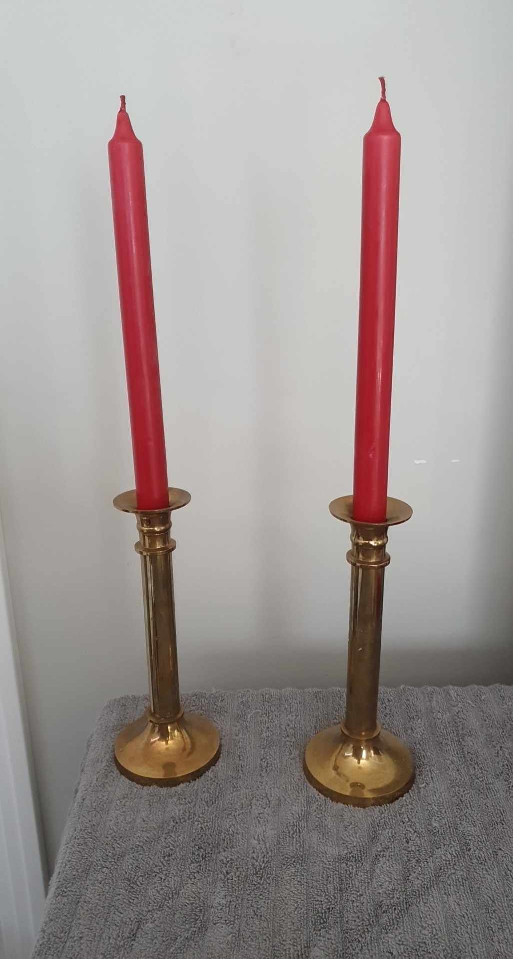 Vintage Brass Candle Stick Holders