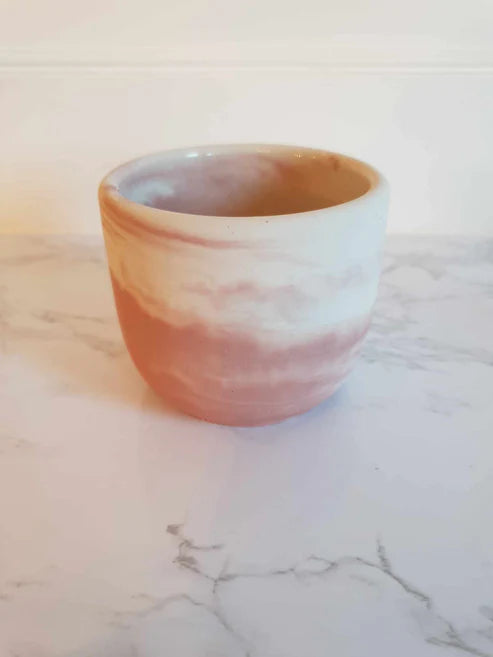 Party Concrete Pink/White Cloud Empty Vessels