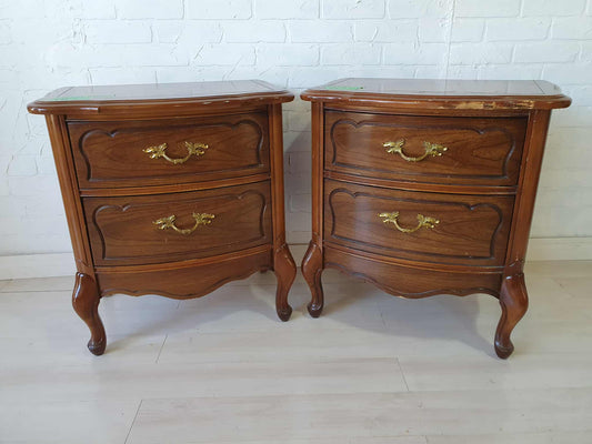 Customizable Set of French Provincial Nighstands