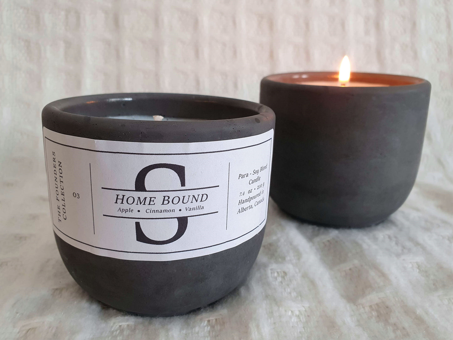 03 Home Bound 3" Concrete Candle
